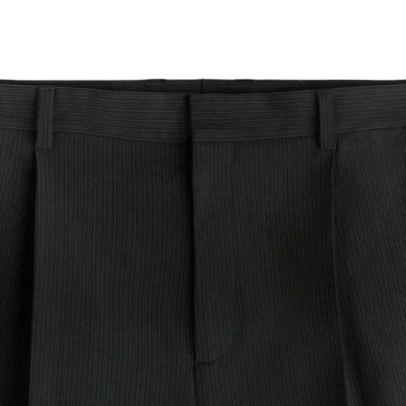 ZARA PINSTRIPE SUIT PANTS LIMITED EDITION BLACK SIZE 34  | 6770/023/800 - Picture 5 of 12